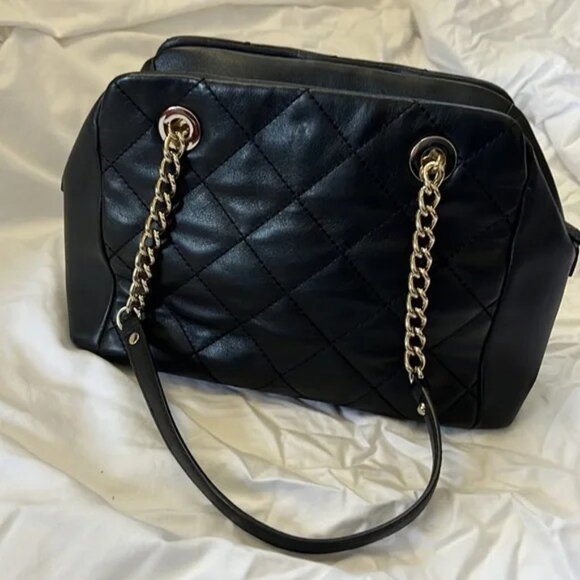 Euc Kate Spade Carey Black Leather Shoulder Bag Purse - Picture 5 of 17